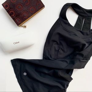 LULULEMON 8 BLACK Make It Count Tank high neck